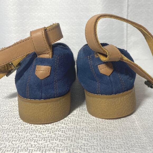 TIMBERLAND PAXTON HILL Blue Suede Ankle Strap Sandals women sz 7 - Picture 7 of 7